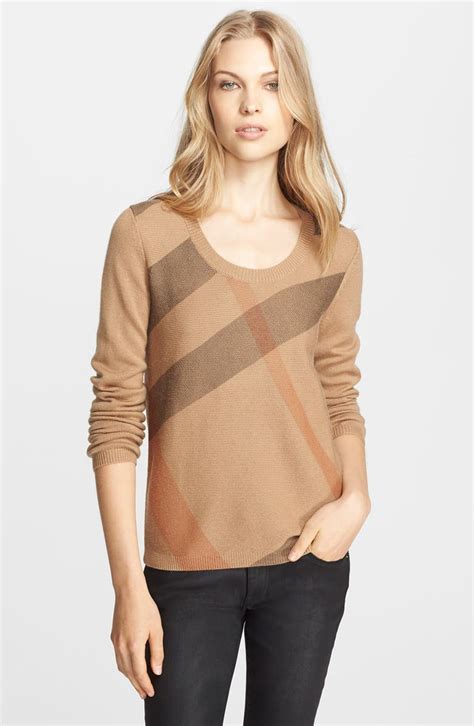 burberry color check sweater